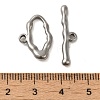 Non-Tarnish 304 Stainless Steel Toggle Clasps STAS-Q324-01P-3