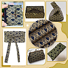Fish Scales Pattern Japanese-style Cotton Fabric DIY-WH0579-98A-5