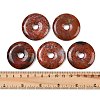 Natural Brecciated Jasper Pendants G-C220-F02-40mm-6