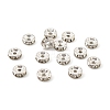 Iron Crystal Rhinestone Spacer Beads RB-A009-8MM-S-3