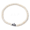 Synthetic Turquoise Beads Stretch Bracelets for Women Men BJEW-JB11336-03-2