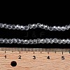 Electroplate Transparent Glass Beads Strands EGLA-A035-T3mm-A19-4