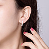 925 Sterling Silver Stud Earring Findings HJEW-FF0012-30-3