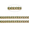 Golden Brass Enamel Curb Chain CHC-H103-07D-G-2