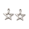 Non-Tarnish 304 Stainless Steel Charms X-STAS-M089-57P-1