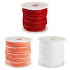 30 Yards 3 Colors Single Face Velvet Ribbon SRIB-TA0001-33A-2