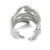 304 Stainless Steel Cuff Rings RJEW-M019-44P-3