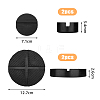 SUPERFINDINGS 4Pcs 2 Style Rubber Jack Pad Adapter for Jack Stand AJEW-FH0004-28-2