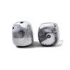 Opaque Acrylic Beads OACR-D320-01G-2