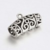 DIY Scarf Pendant Tibetan Style Alloy Tube Bails PALLOY-J504-06AS-2