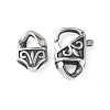 316 Surgical Stainless Steel Lobster Claw Clasps STAS-H234-13AS-1