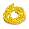 Opaque Glass Beads Strands EGLA-A035-P8mm-A04-2