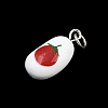 Brass Enamel Pendants KK-CBA10BC-03C-2