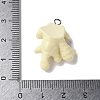 Resin Iron Pendants RESI-D280-04-3