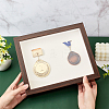 Natural Wood Medal Display Frame AJEW-WH0248-420B-3