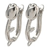 Brass Earring Findings KK-D226-08P-1