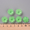 Transparent Frosted Acrylic Bead Caps X-MACR-S371-04A-733-4