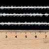 Natural White Topaz Beads Strands X-G-P627-3mm-02-5