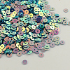Ornament Accessories Disc Shape Plastic Paillette Beads X-PVC-Q014-3mm-34-1