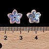 Dyed & Heated Glass Bead Caps GLAA-Z019-02G-3