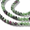 Natural Ruby in Zoisite Beads Strands G-S362-109B-3