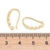 Rack Plating Brass Cubic Zirconia Earring Hooks KK-S374-05G-03-3