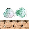 Baking Paint Transparent Glass Bead Caps DGLA-N014-09A-03-3