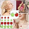 20Pcs 4 Styles Spray Painted Opaque Resin Pendants RESI-FS0002-42-6