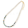 Rainbow Shell Beaded Necklace Versatile Collarbone Jewelry Accessory JY7832-4-1