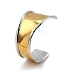 304 Stainless Steel Cuff Bangles BJEW-Z127-01GP-2