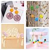 20Pcs 10 Colors Wood Beads WOOD-FS0002-58-7