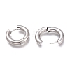 Tarnish Resistant 201 Stainless Steel Huggie Hoop Earrings EJEW-L256-05J-P-3