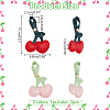 2Pcs 2 Colors PU Leather Pendant Decorations FIND-NB0005-31-2