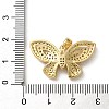 Brass Micro Pave Cubic Zirconia Pendants KK-P320-03A-G-3