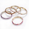 Zinc Alloy Bangles BJEW-P217-02G-1