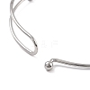 Non-Tarnish 304 Stainless Steel Expandable Bangle for Girl Women BJEW-C003-01P-3