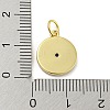 Real 14K Gold Plated Brass Enamel Charms KK-Z032-02B-3