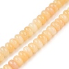 Natural Yellow Jade Beads Strands G-T138-76-4