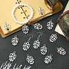 60Pcs 15 Colors Acrylic Pendants PALLOY-CJ00097-6