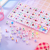 264Pcs 28 Styles Opaque & Transparent Acrylic Beads OACR-TA0004-78-6