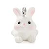Opaque Resin Pendants RESI-Z014-01I-1