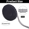 Polyester Flower Lace Ribbon OCOR-CY0004-21-2