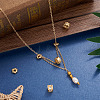 Spritewelry 10Pcs 5 Styles Brass Clear Cubic Zirconia Beads KK-SW0001-02-16