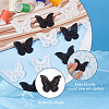 24Pcs 2 Colors Polyester Embroidered Cloth Sew on Patches PATC-HS0001-01-4