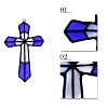 Cross Acrylic Pendant Decorations PW-WG11730-01-5