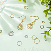 CHGCRAFT 140Pcs 10 Style Brass Open Jump Rings KK-CA0003-11-4