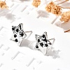 304 Stainless Steel Stud Earrings EJEW-F361-16P-4