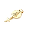 Religion Brass Pendants KK-H539-18G-02-2