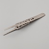 Stainless Steel Round Tip Tweezers TOOL-WH0125-48-1