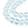 Baking Paint Transparent Glass Beads Strands DGLA-N011-10mm-05-3